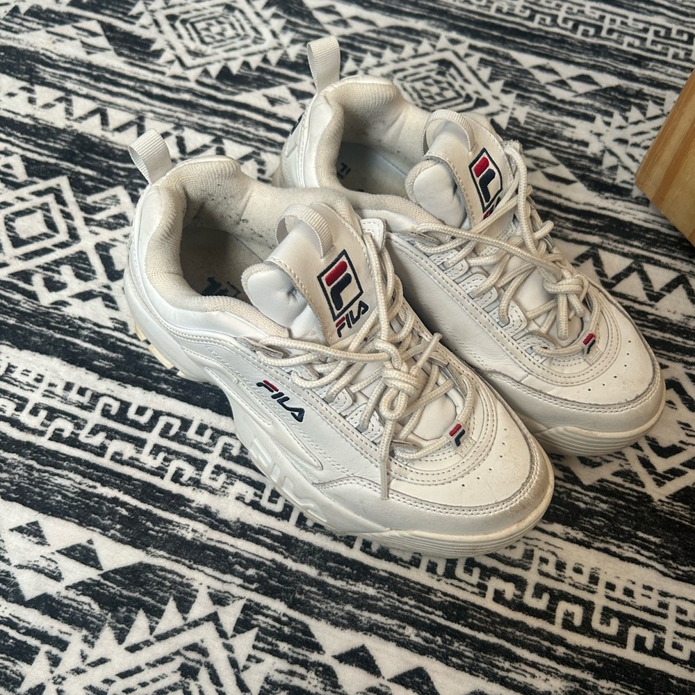 Fila Off-White Athletic Shoes